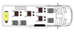 Ford Transit 4 passenger with 4 wheelchair