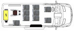 Ford Transit 9 passenger with 1 wheelchair