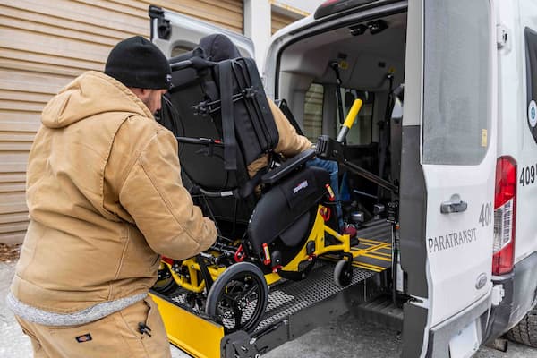 Black & White Transportation Accessible Vehicle